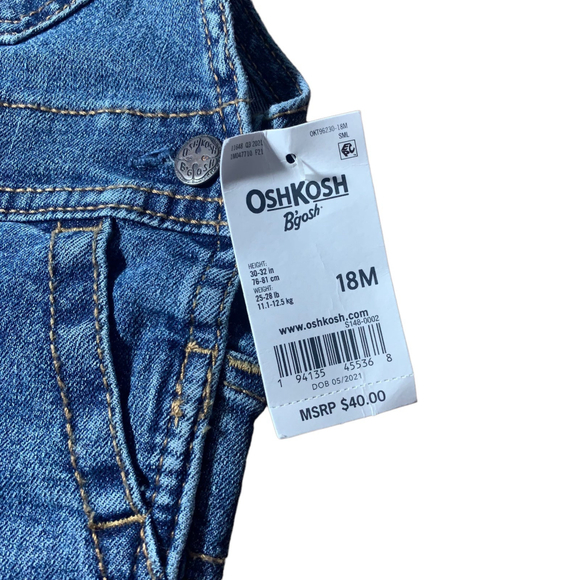 Carter's Overalls - Indigo in Denim sz 18 m - Picture 2 of 3